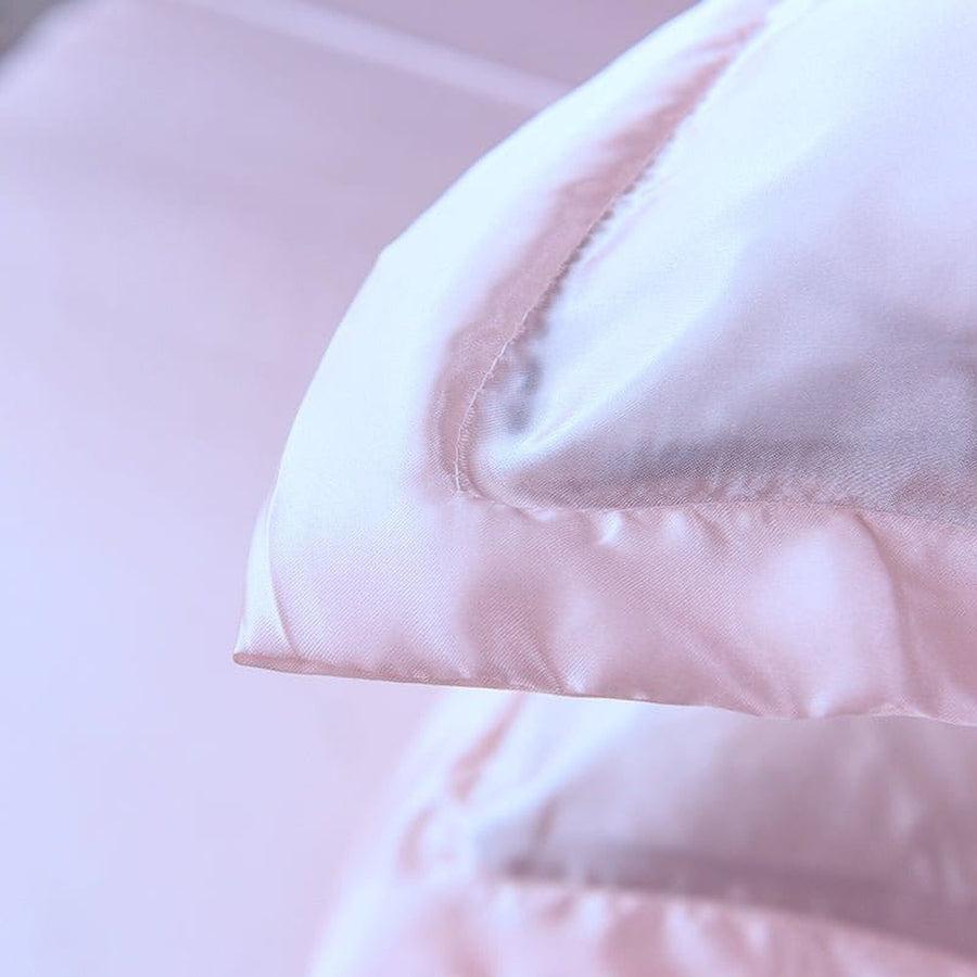 Bedding Set – Satin – Pearl White