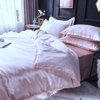 Bedding Set – Satin – Pearl White