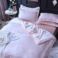 Bedding Set – Satin – Pearl White
