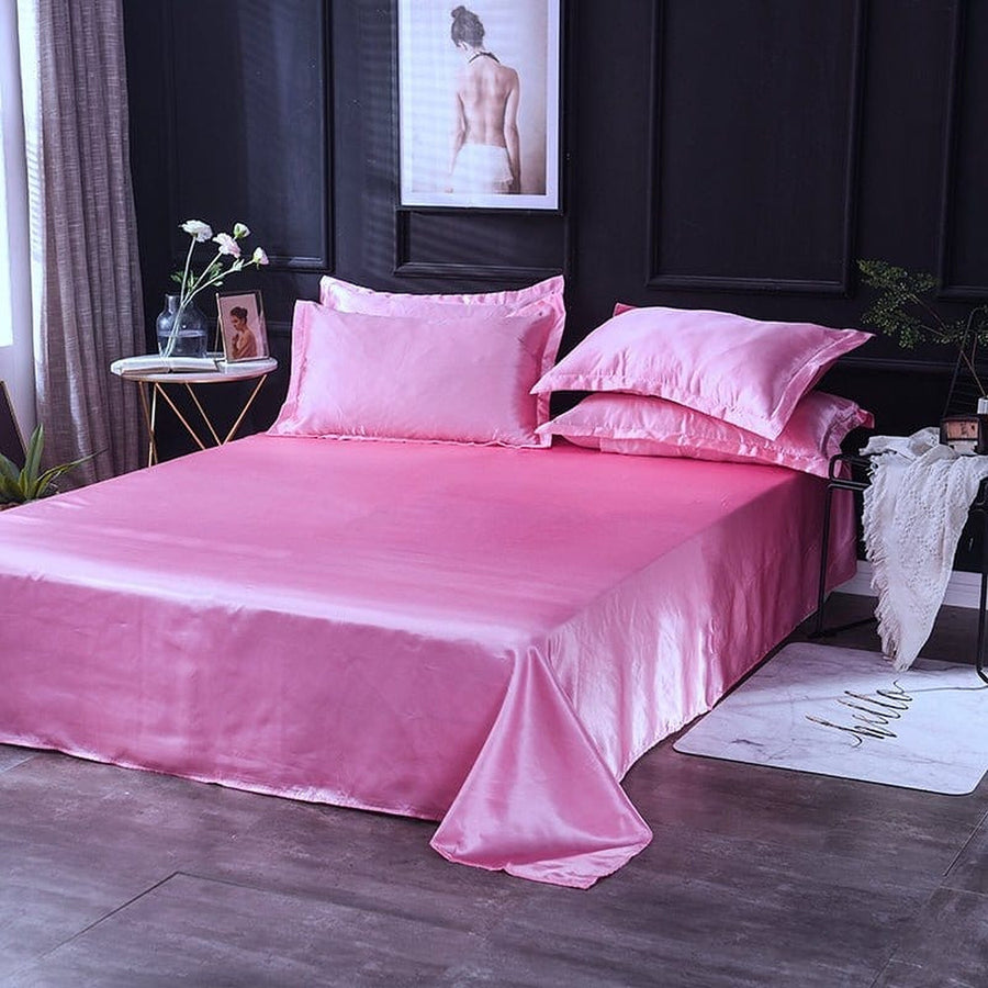 Bedding Set – Satin – Fuchsia