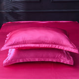 Bedding Set – Satin – Magenta