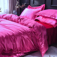 Bedding Set – Satin – Magenta