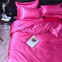 Bedding Set – Satin – Magenta