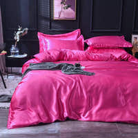 Bedding Set – Satin – Magenta