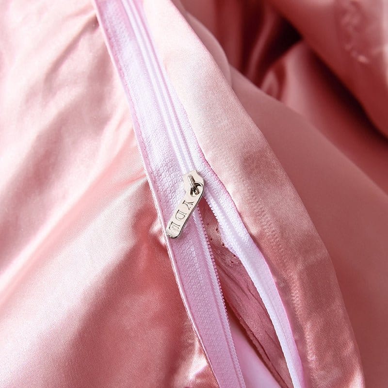 Bedding Set – Satin – Soft Blush