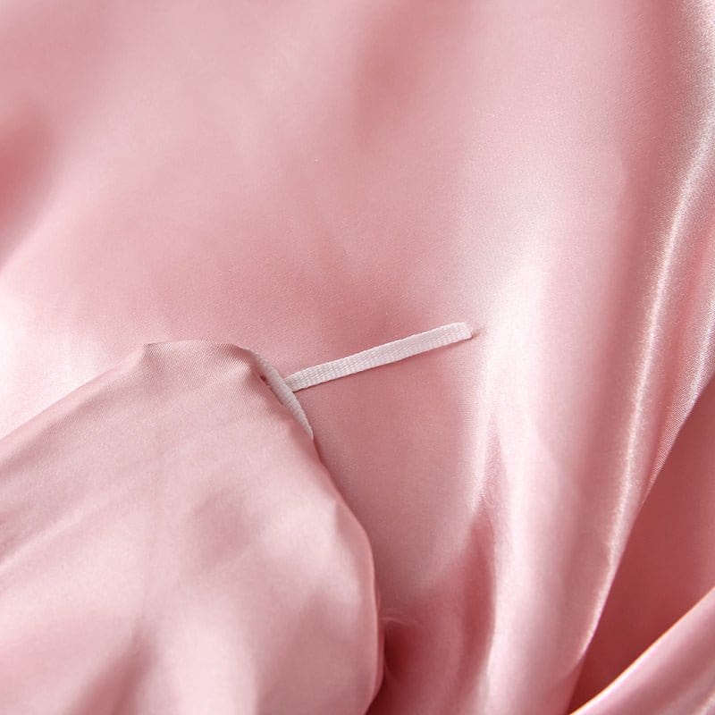 Bedding Set – Satin – Soft Blush