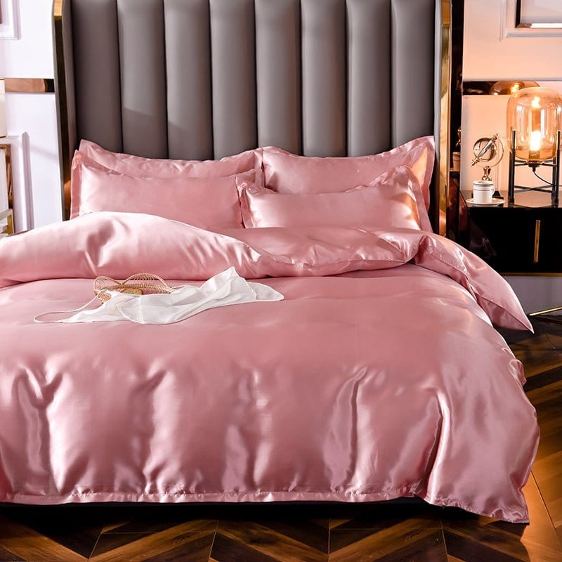 Bedding Set – Satin – Soft Blush