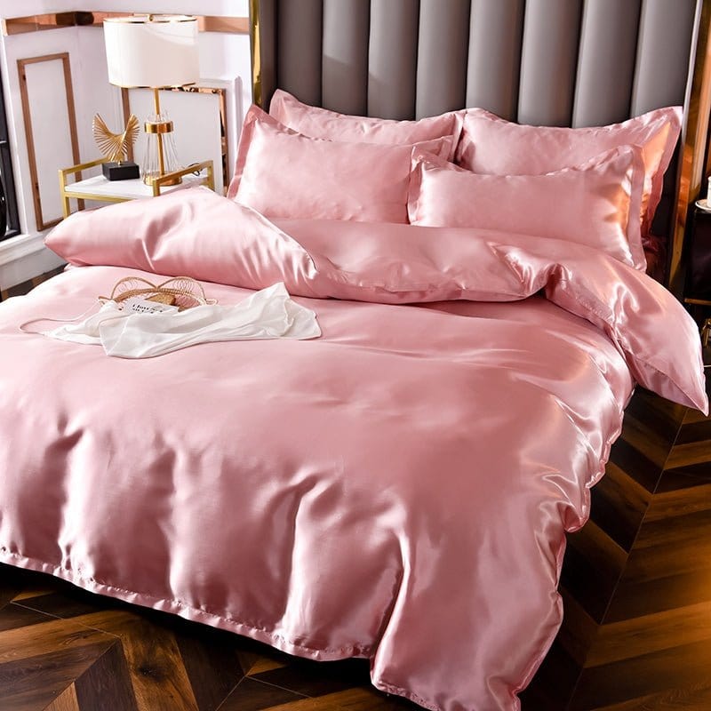 Bedding Set – Satin – Soft Blush