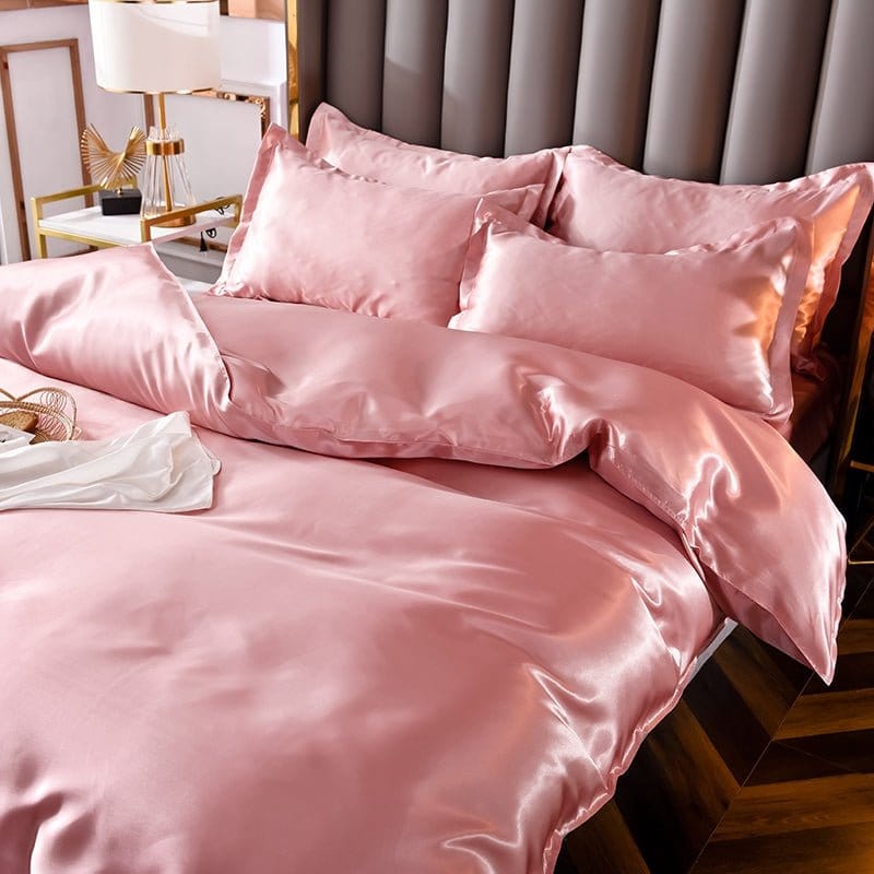 Bedding Set – Satin – Soft Blush