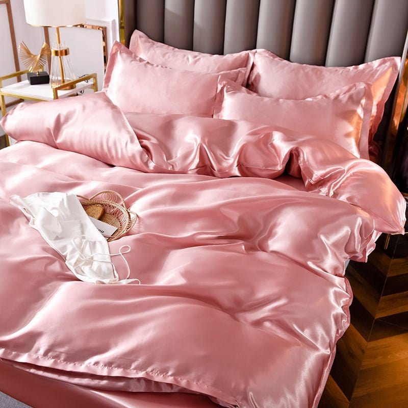 Bedding Set – Satin – Soft Blush