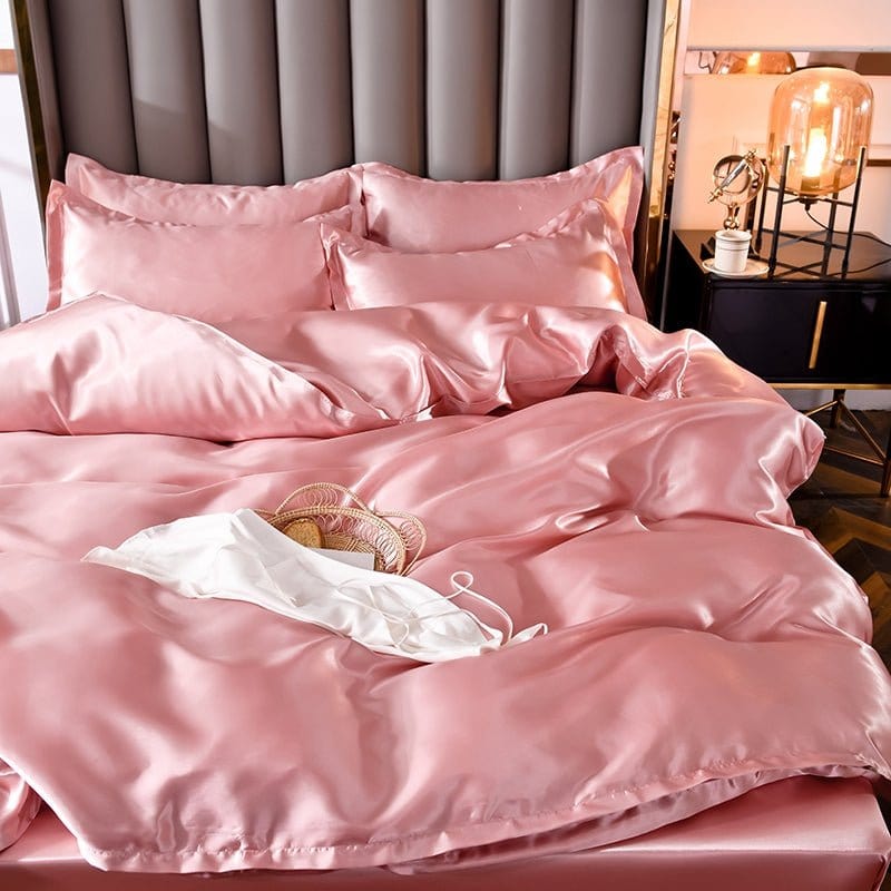 Bedding Set – Satin – Soft Blush