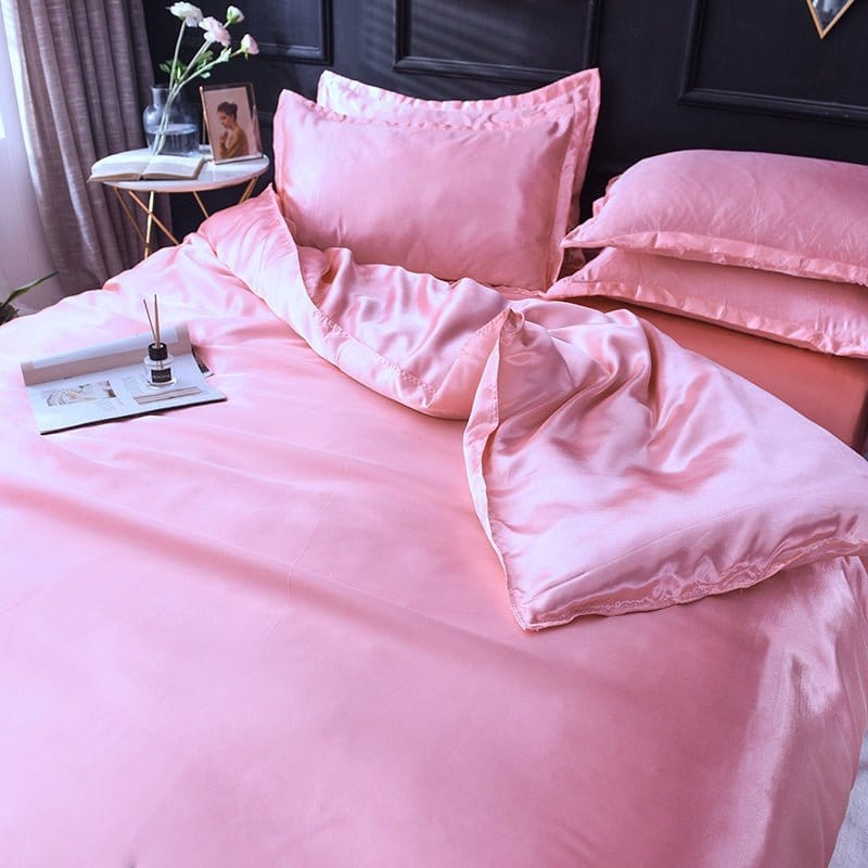Bedding Set – Satin – Rose