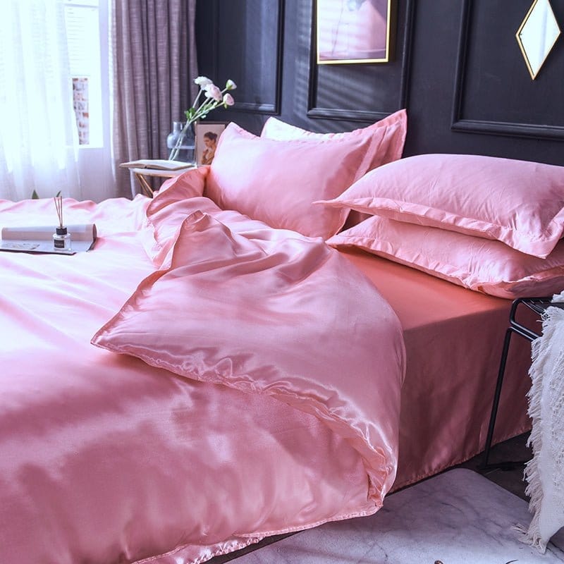 Bedding Set – Satin – Rose