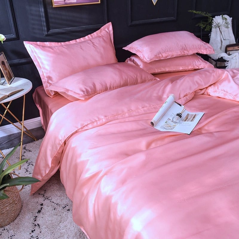 Bedding Set – Satin – Rose