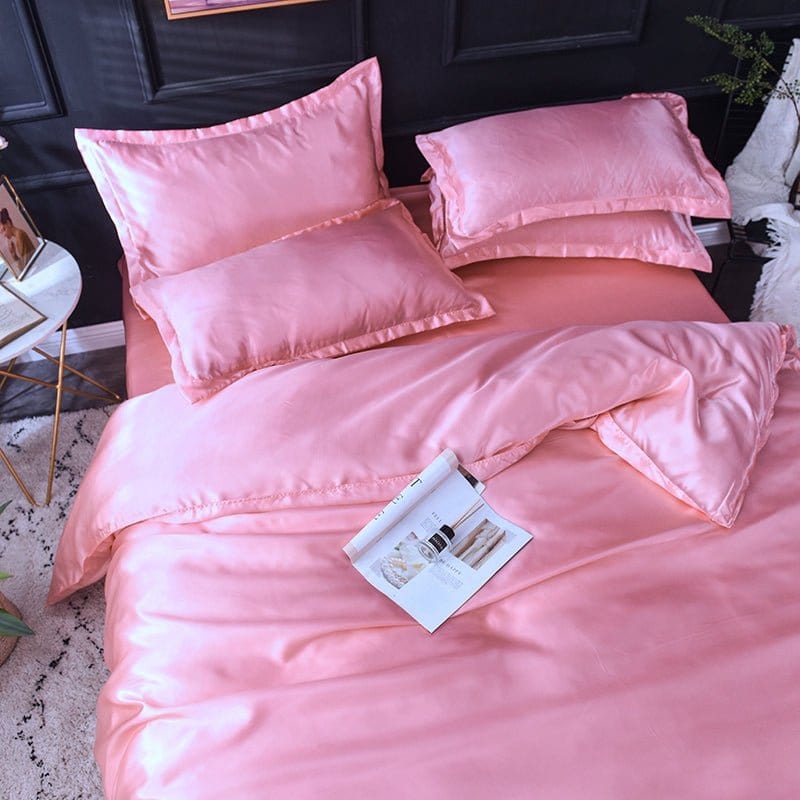 Bedding Set – Satin – Rose