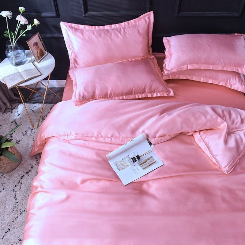 Bedding Set – Satin – Rose