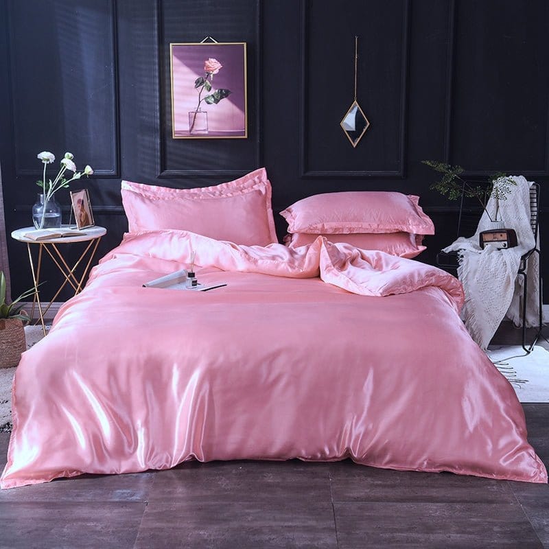 Bedding Set – Satin – Rose