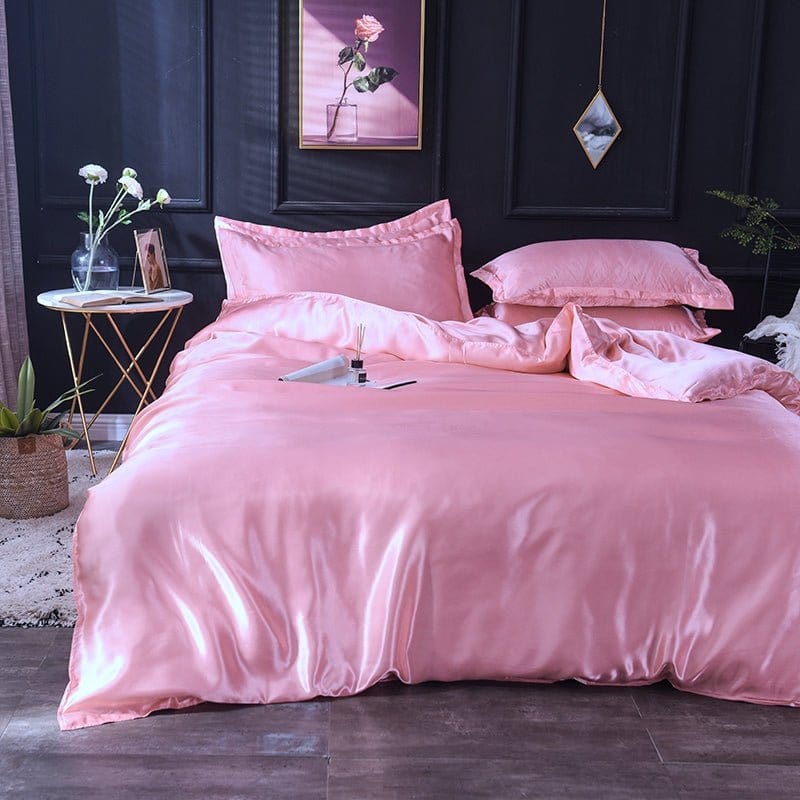 Bedding Set – Satin – Rose