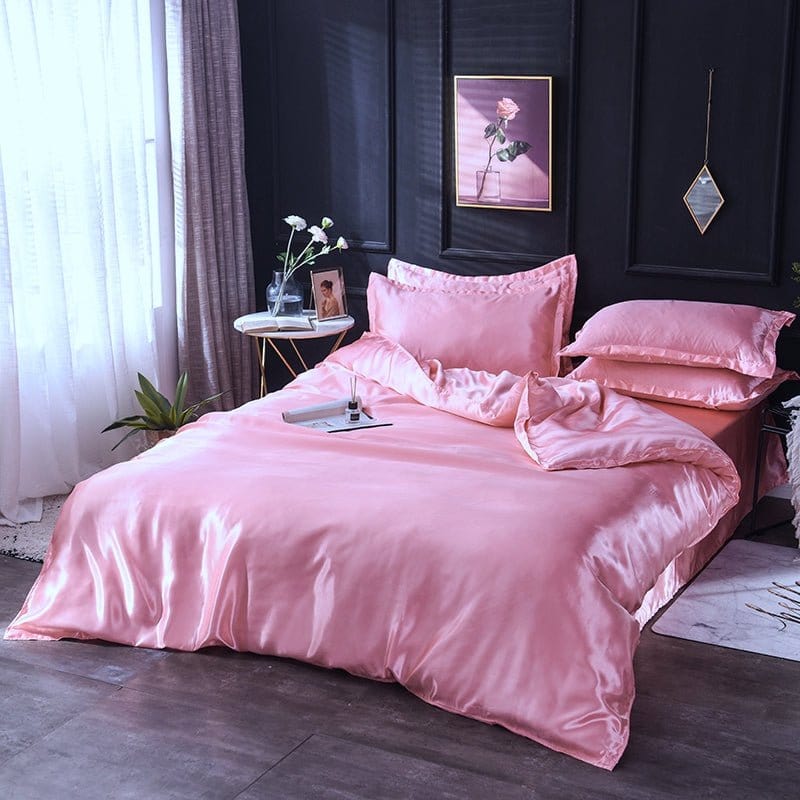 Bedding Set – Satin – Rose