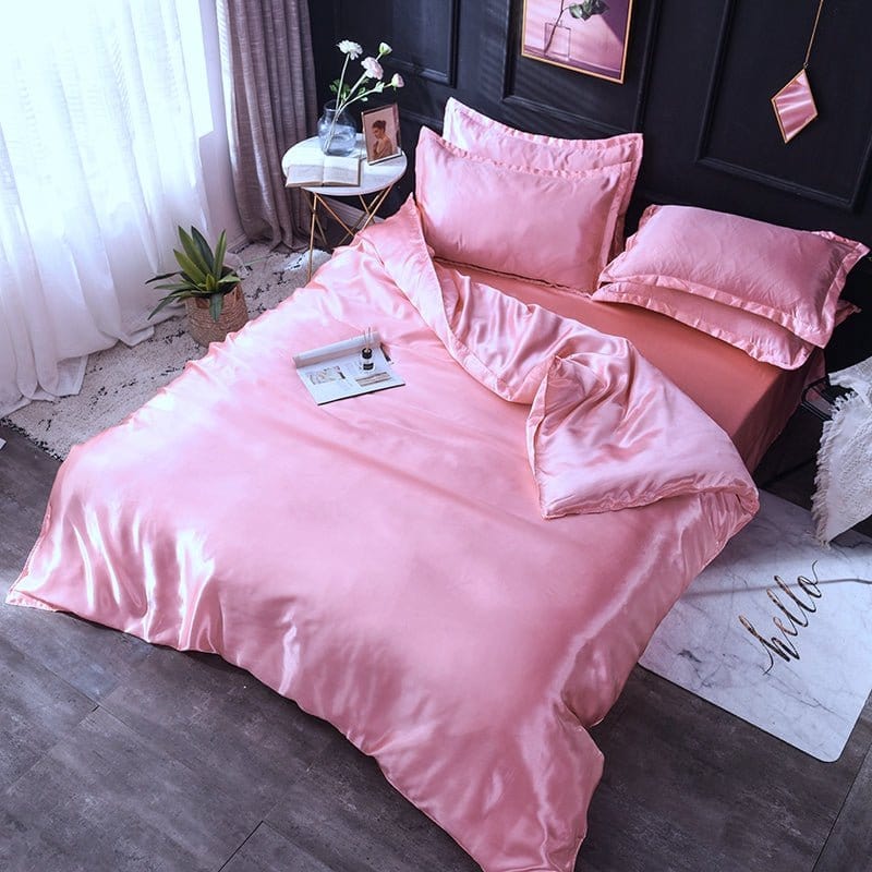 Bedding Set – Satin – Rose