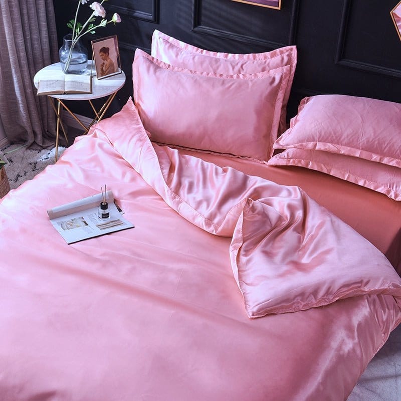 Bedding Set – Satin – Rose