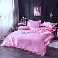 Bedding Set – Satin – Fuchsia