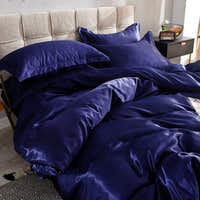 Bedding Set – Satin – Midnight Navy