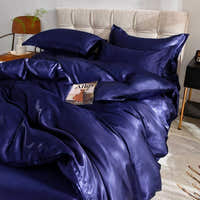 Bedding Set – Satin – Midnight Navy