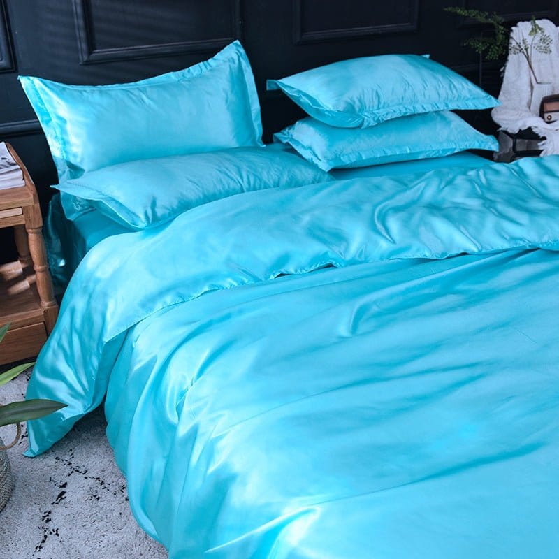 Bedding Set – Satin – Turquoise