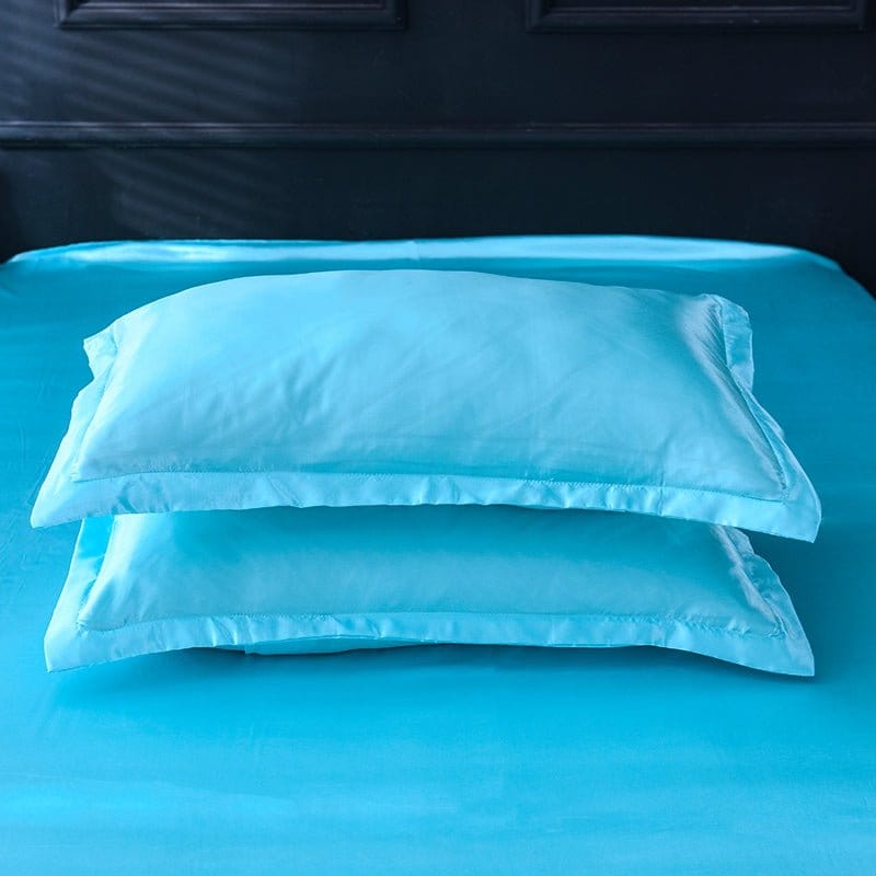 Bedding Set – Satin – Turquoise