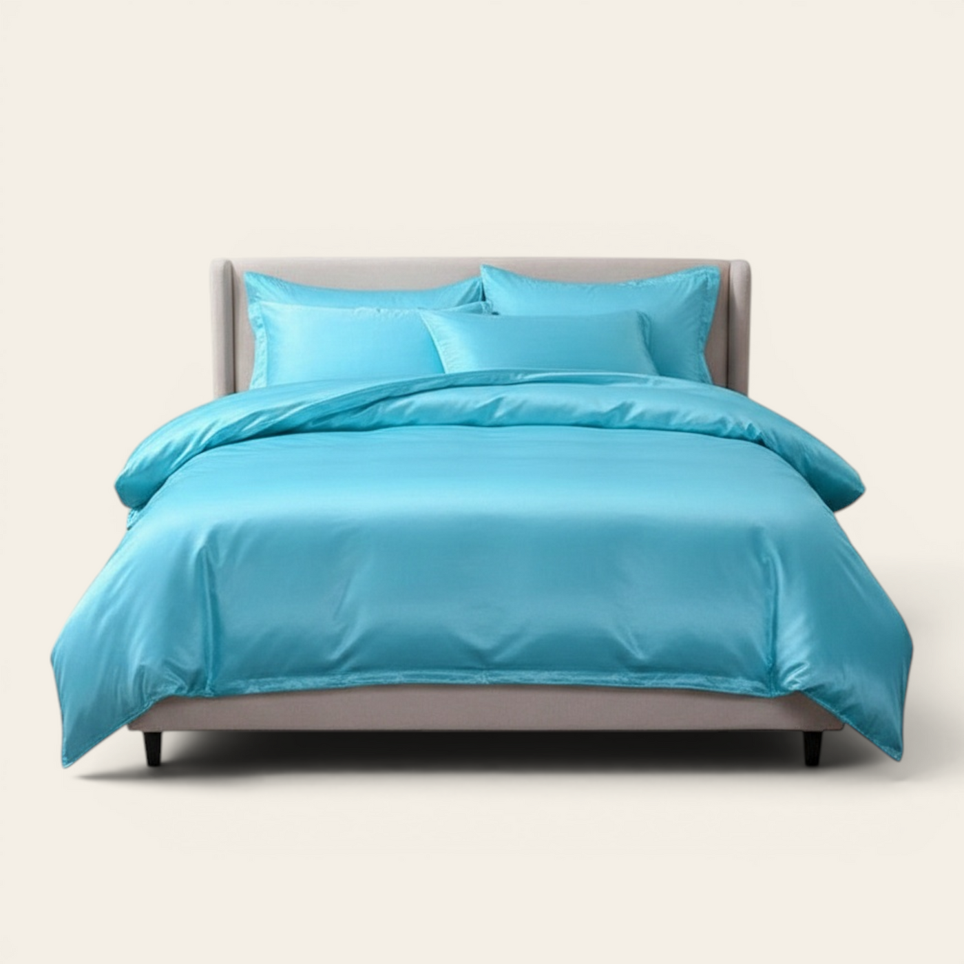 Bedding Set – Satin – Turquoise