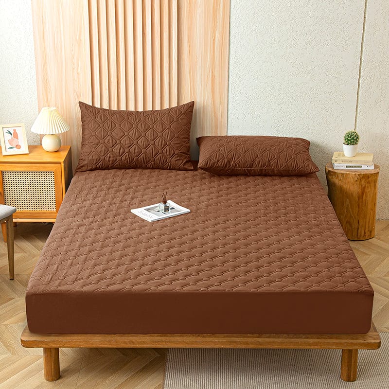 Fitted Sheet – Quilted – Espresso