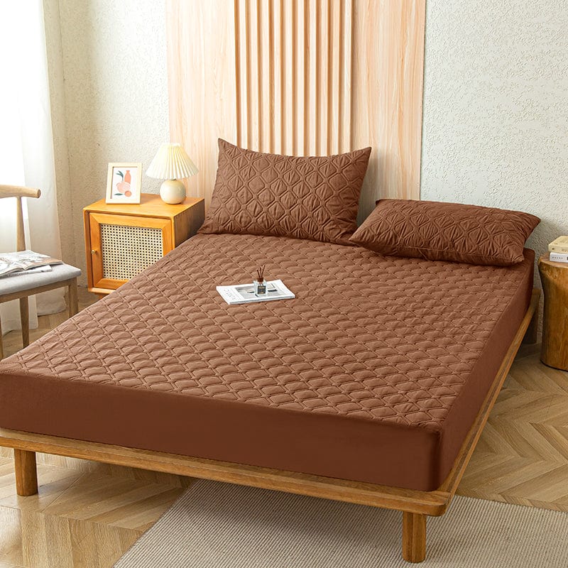 Fitted Sheet – Quilted – Espresso