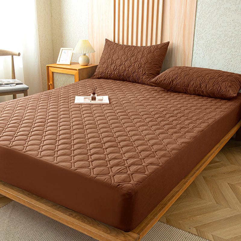 Fitted Sheet – Quilted – Espresso