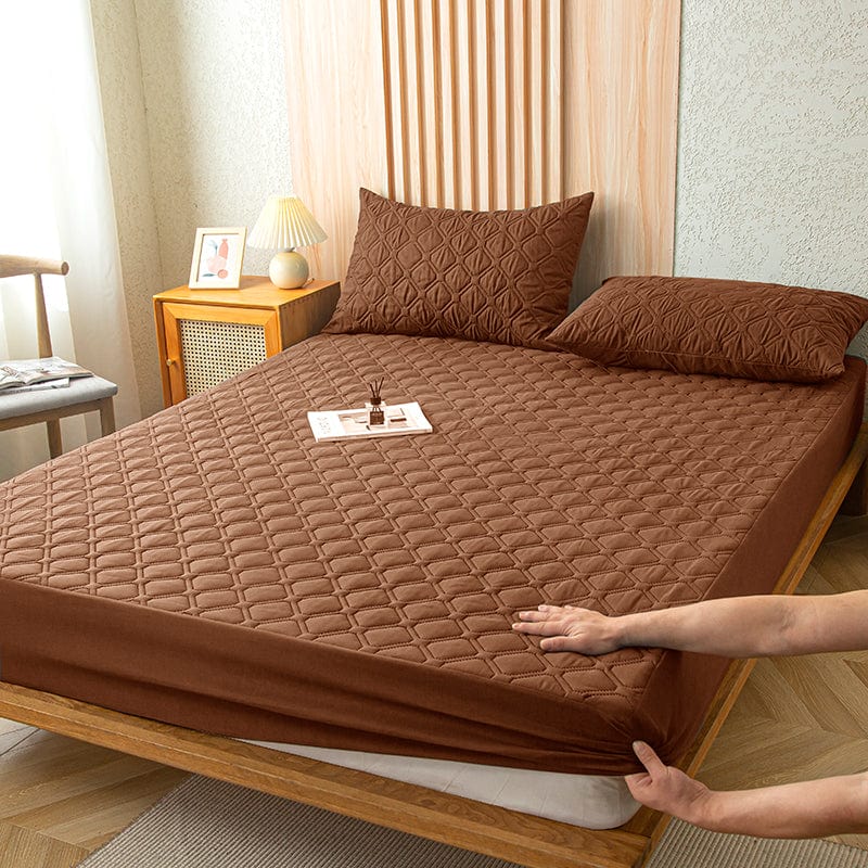Fitted Sheet – Quilted – Espresso