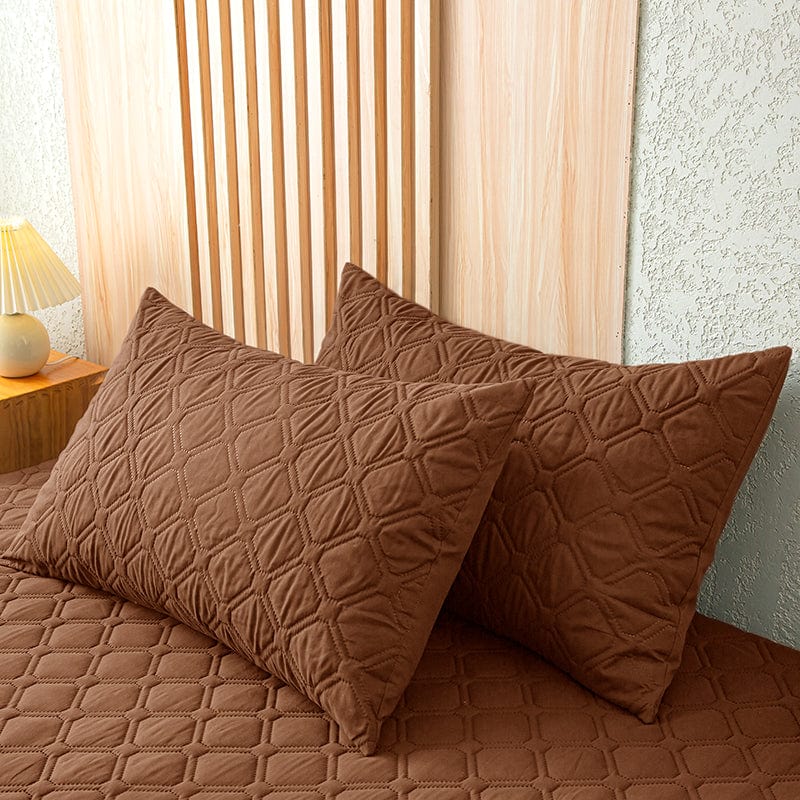 Fitted Sheet – Quilted – Espresso