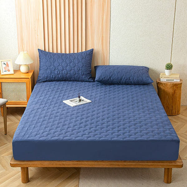 Fitted Sheet – Quilted – Midnight Navy