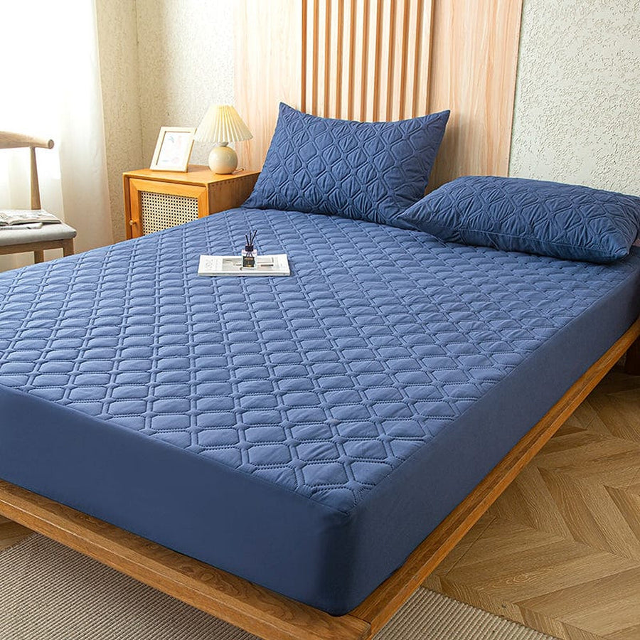 Fitted Sheet – Quilted – Midnight Navy