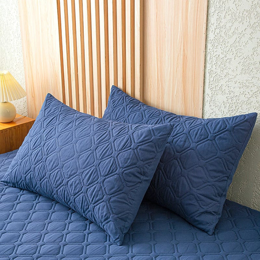 Fitted Sheet – Quilted – Midnight Navy