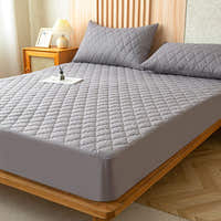 Fitted Sheet – Quilted – Pearl Grey