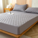 Fitted Sheet – Quilted – Pearl Grey