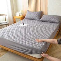 Fitted Sheet – Quilted – Pearl Grey