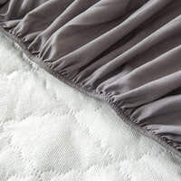 Fitted Sheet – Quilted – Pearl Grey