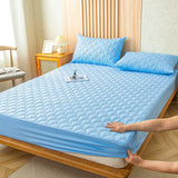 Fitted Sheet – Quilted – Sky Mist