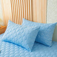Fitted Sheet – Quilted – Sky Mist