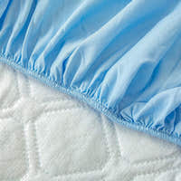 Fitted Sheet – Quilted – Sky Mist