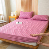 Fitted Sheet – Quilted – Soft Blush