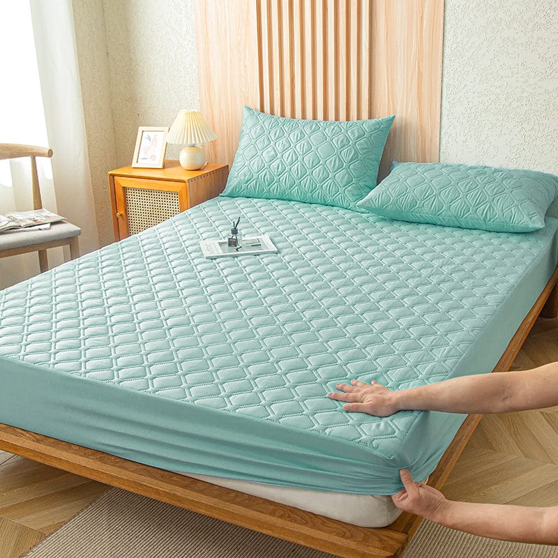 Fitted Sheet – Quilted – Mint