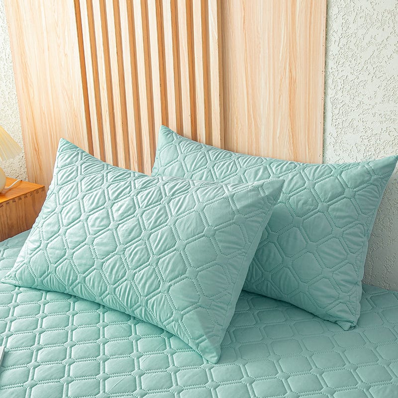 Fitted Sheet – Quilted – Mint