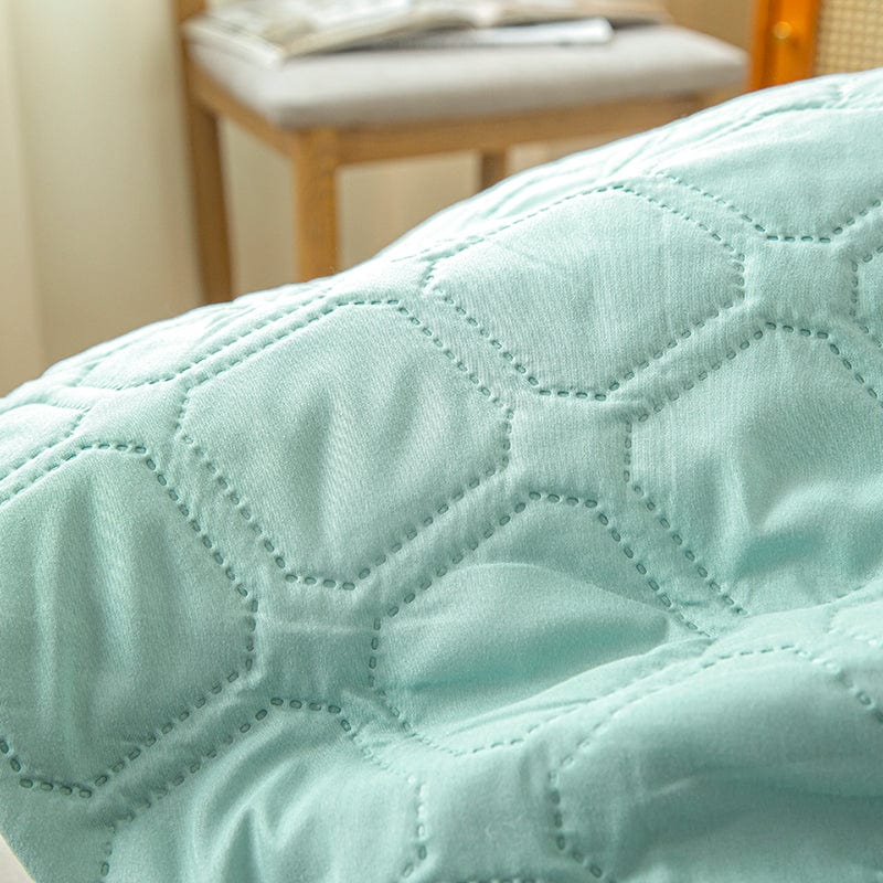 Fitted Sheet – Quilted – Mint